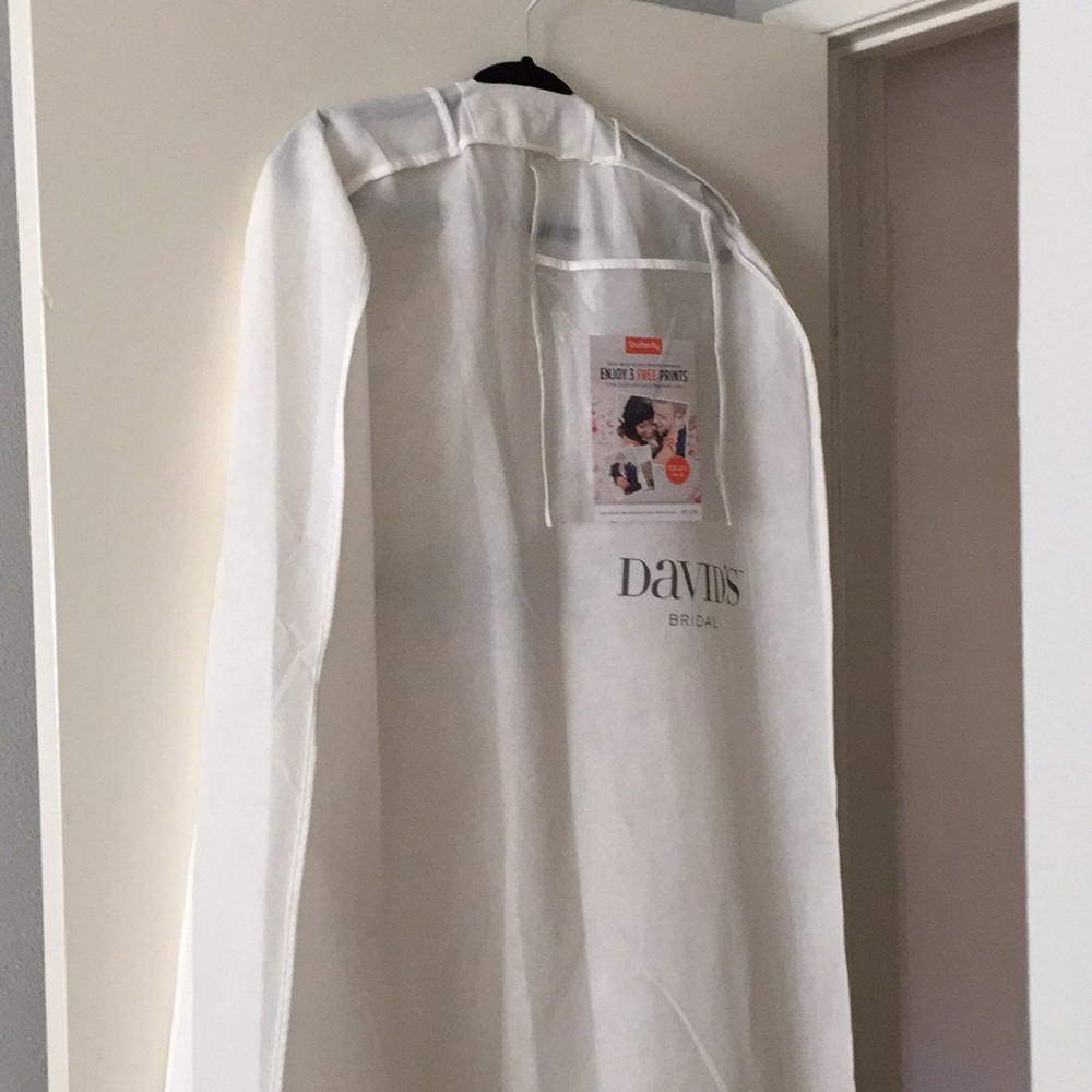 David’s bridal garment bag